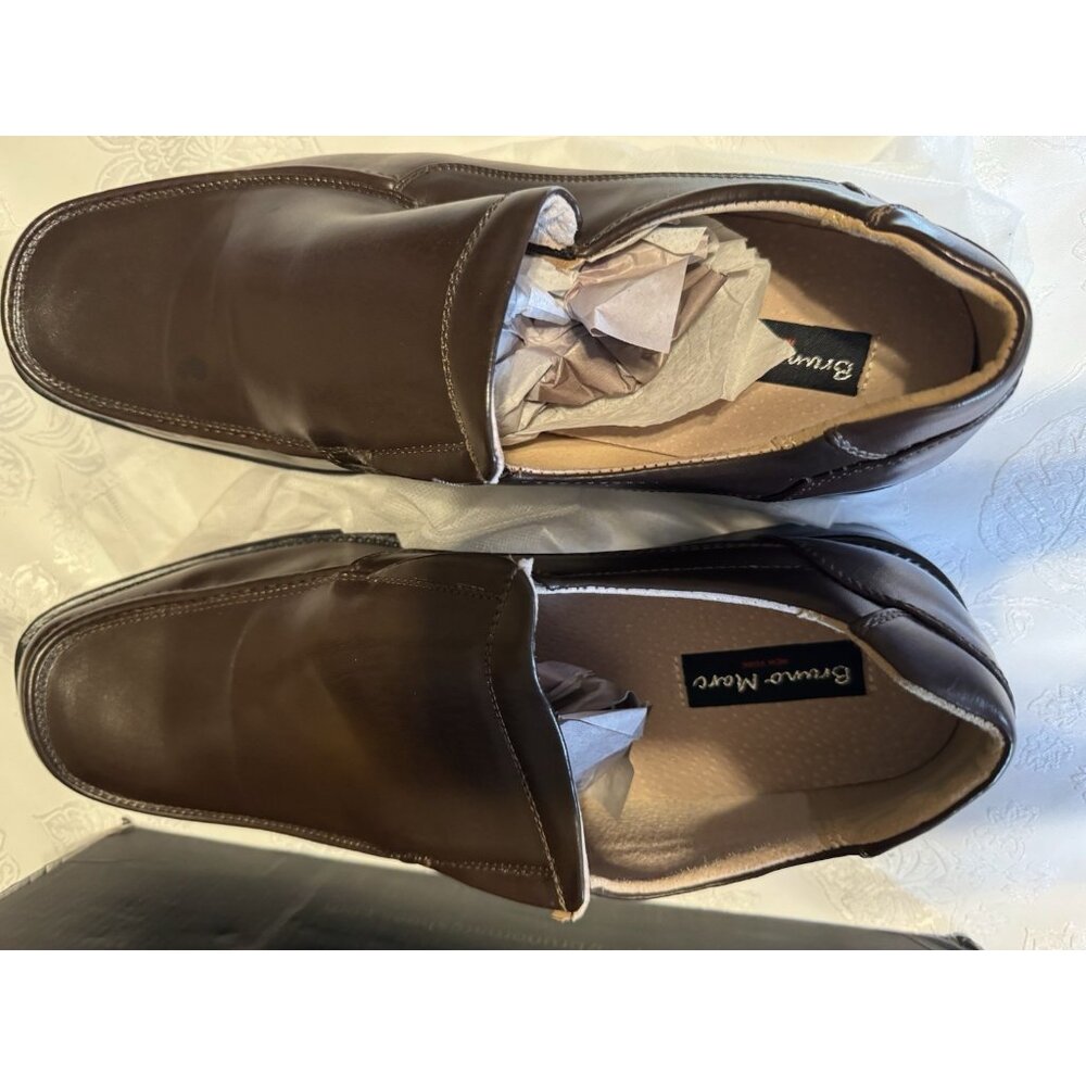 Bruno Marc Mens 15 Dress Shoes Square Toe Loafers Oxford Formal Slip On Shoes - Picture 11 of 15